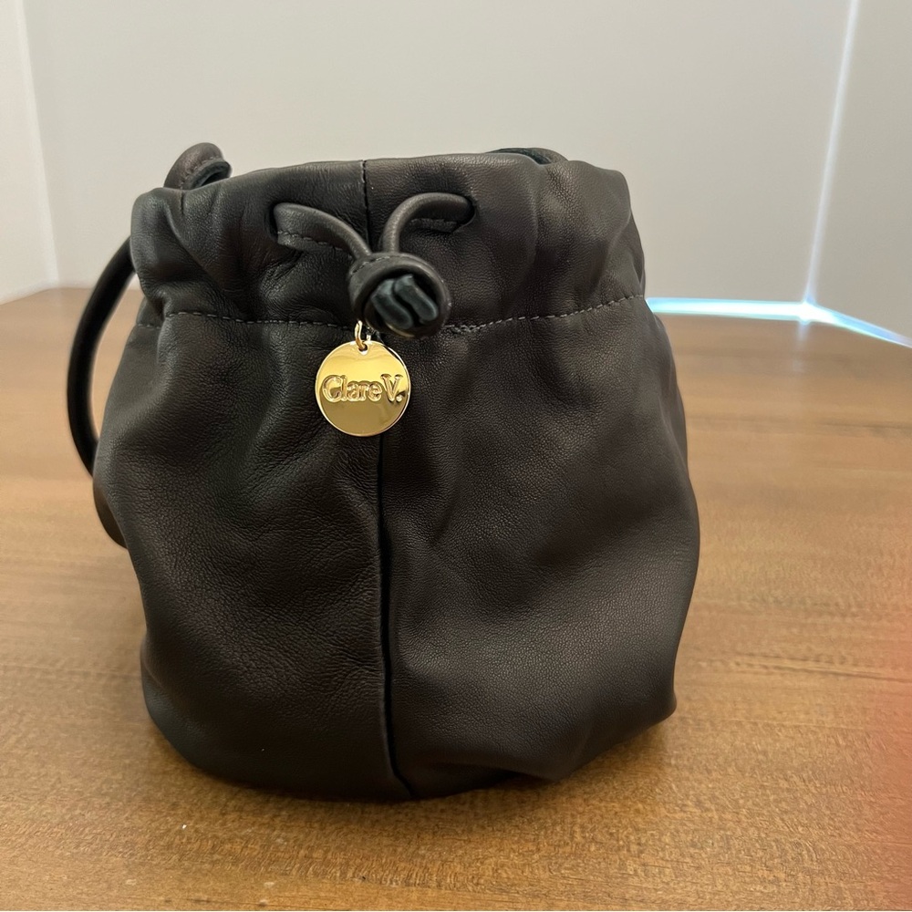 Clare V. Italian Nappa Emma Bag in Black - Picture 10 of 15